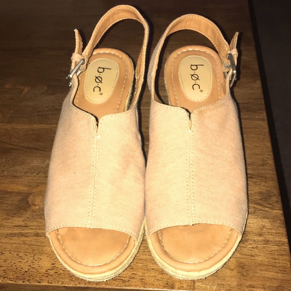 Size 7 BOC espadrilles, good used condition